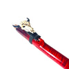Curly Maple (Dyed Red)Buffalo Medicine Native American Flute - E Flat NAF Minor-In Stock