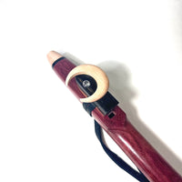 Purple Heart Native American Concert Flute - Key of F# Minor-In Stock