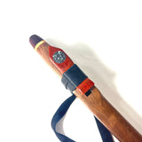 Walnut and Paduk Concert Flute - Key of A NAF Minor- In Stock