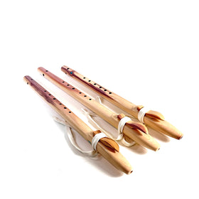Aromatic Cedar Concert Flute "White Color Pase"- Mid Ranged - NAF Minor- In Stock