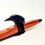 Exotic Wood Mid Ranged Native American style Flutes-Raven Theme-In Stock (F#432/F440)