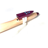 Maple, Purple Heart and Turquoise, Native American Flute, B minor - In Stock