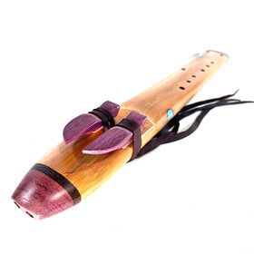 Cedar Alternating Drone Flute in the North American Indigenous Scale - Low E Flat 432 Hz