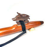 Ntive American Wolf Flute, Pafuk and Wenge -F# NAF Minor-432 hz - In Stock