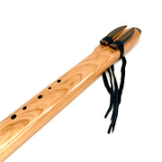 Cherrywood and Zirocote Low B/E HIJAZ Drone Flute-In Stock