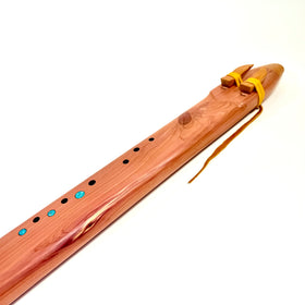 Aromatic Cedar Contra Bass Drone with Turquoise - B/F# 432 Hz- NAF minor-In Stock!