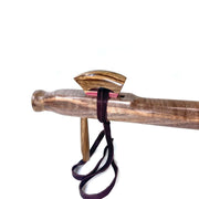 Curly Walnut Bass F Native American Flute - In Stock