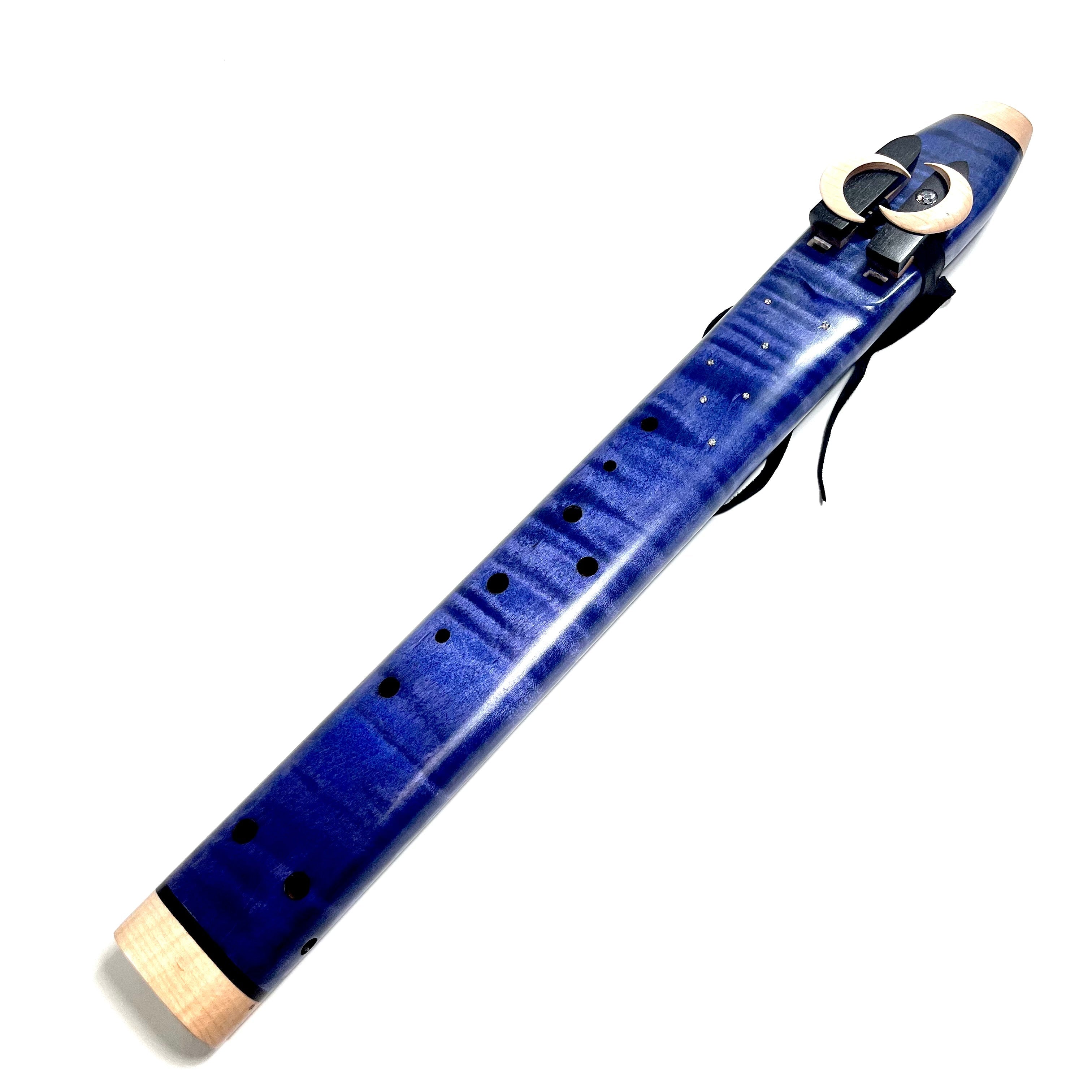 Midnight 8 Hole Aeolian Alternating Drone Flute- G Aeolian- Made To Or ...