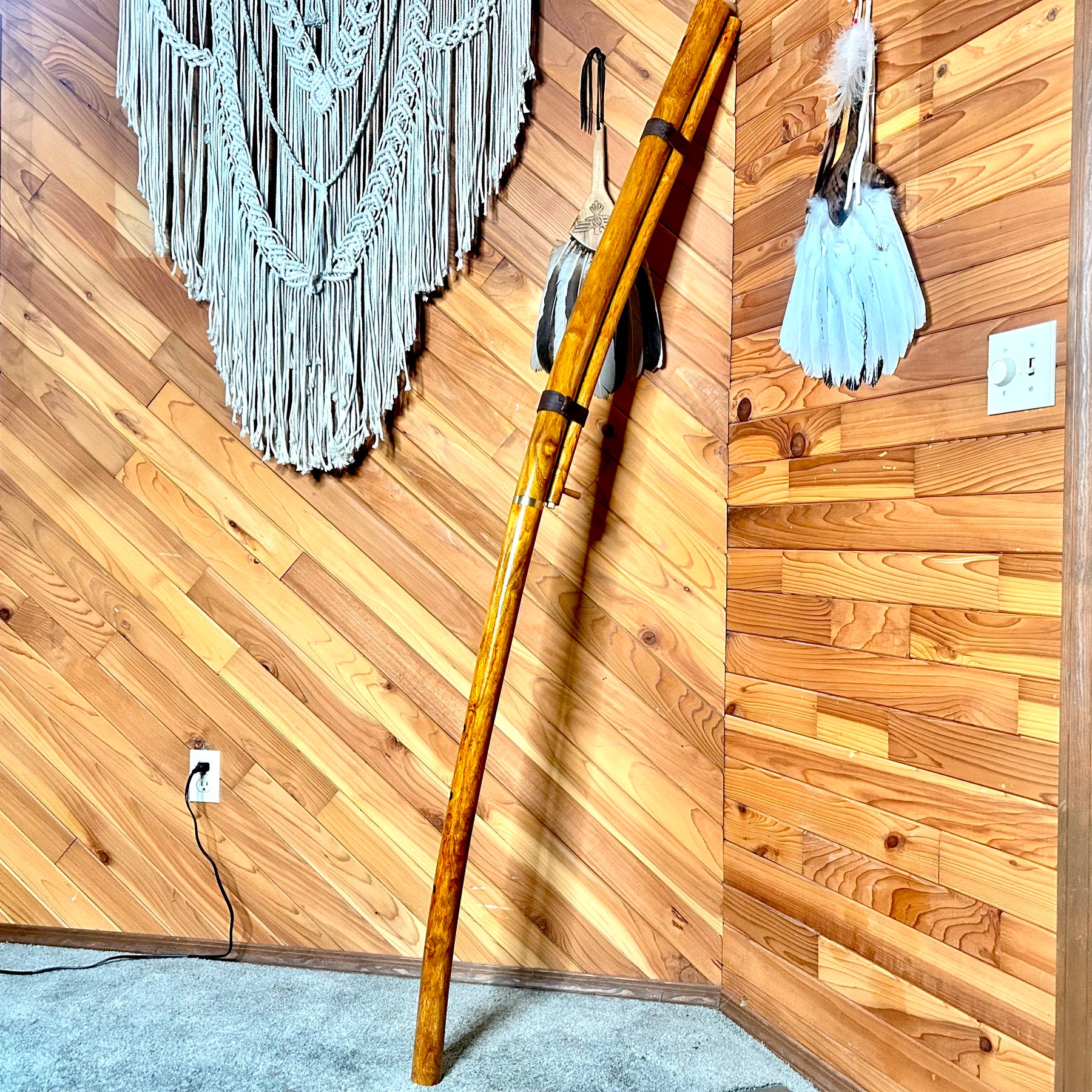 Flute Tree Elder Wood Two piece Fujara-Slovakian Bass Flute, With Padded Case! -M ...
