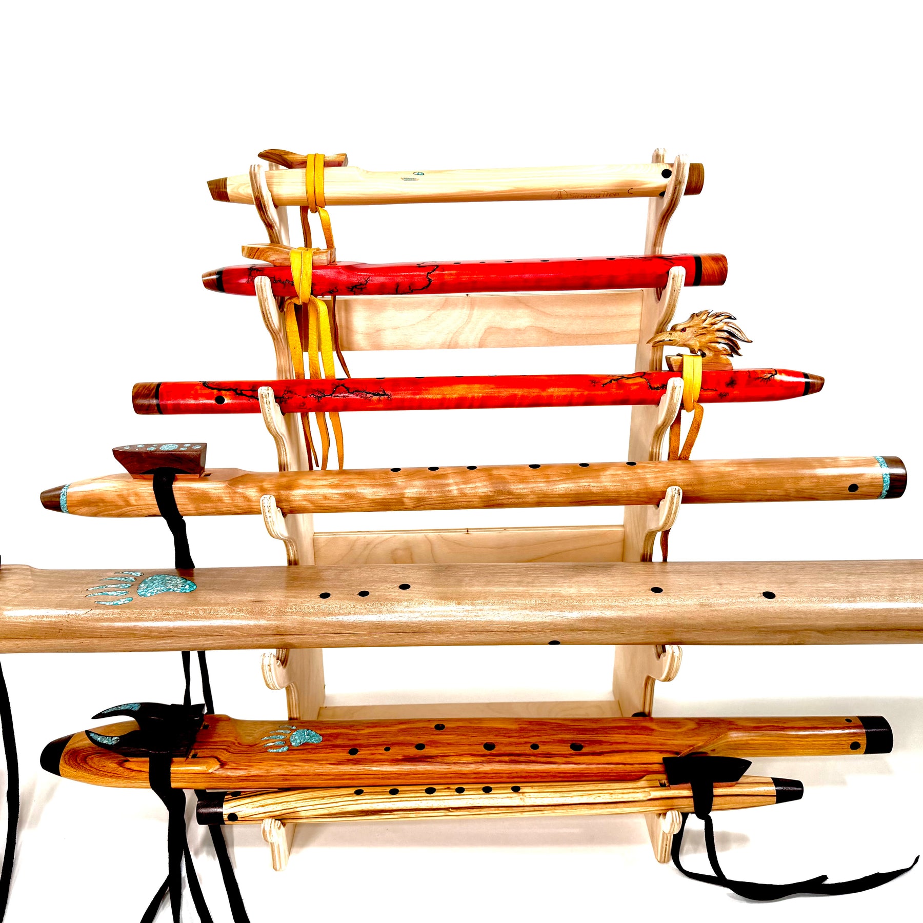 Flute Tree Six Tier Horizontal Flute Stand-In Stock – Singing Tree Flutes