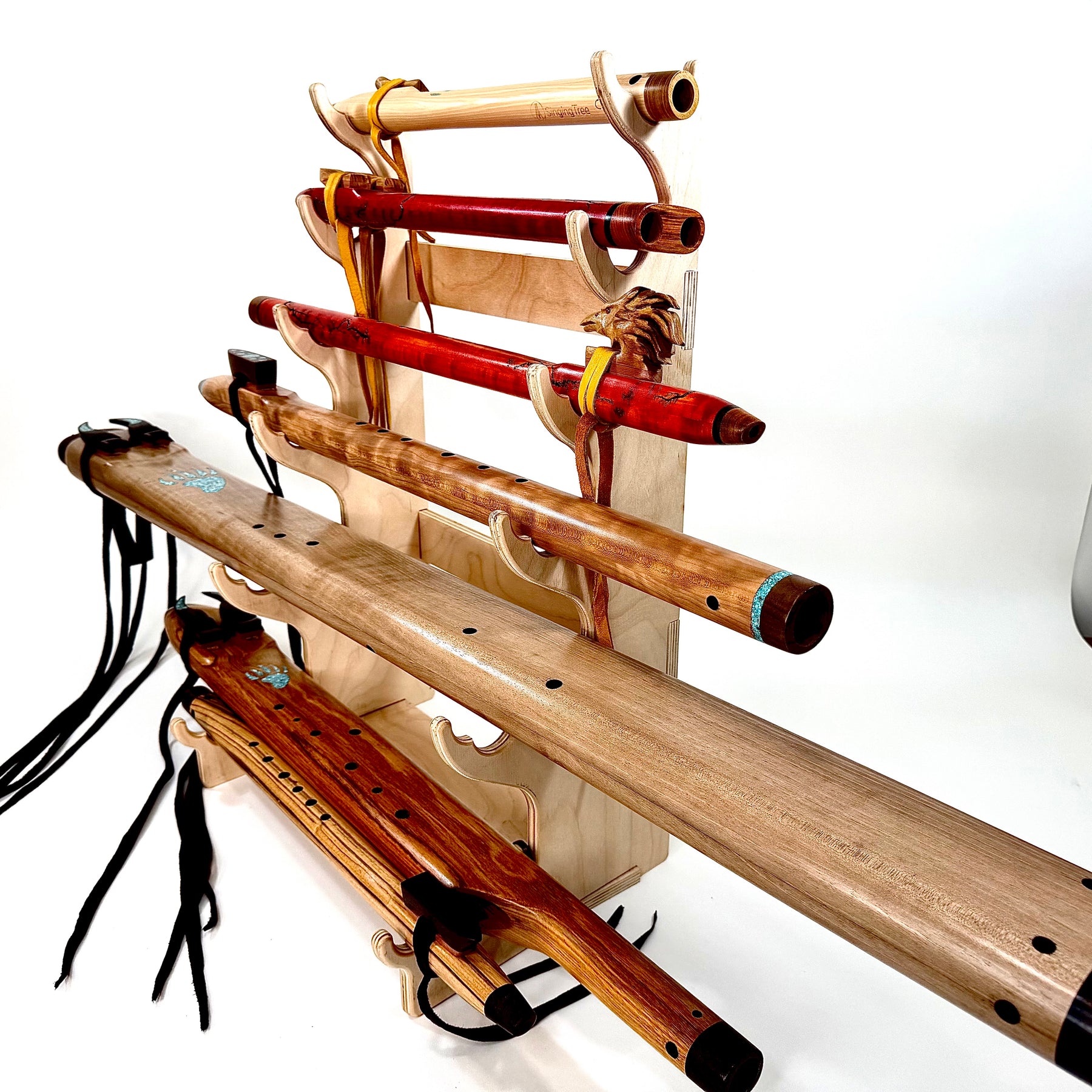 Flute Tree Six Tier Horizontal Flute Stand-In Stock – Singing Tree Flutes