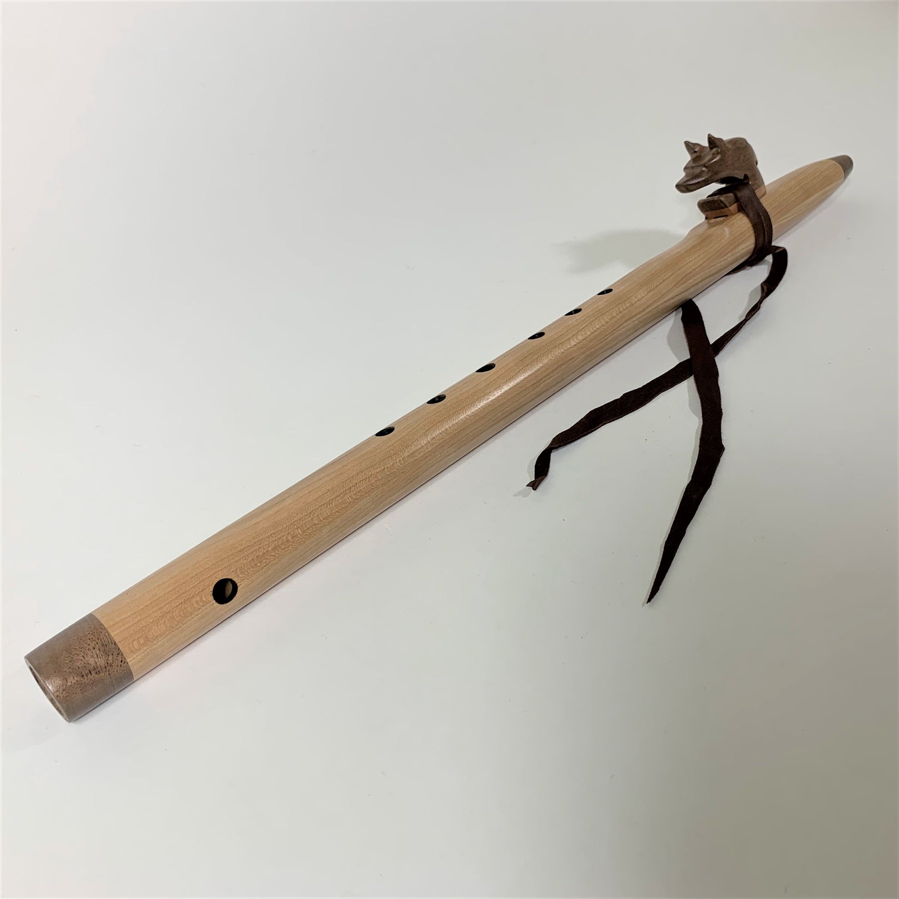 Flute Tree Native American Flute with Wolf Art For Sale – Singing Tree Flutes